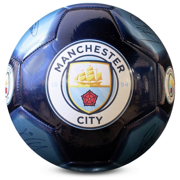 Manchester City FC logo, creative art, blue and white checkered