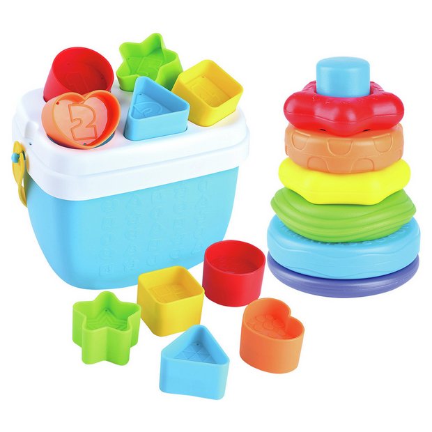 Buy Chad Valley 19 Pieces Shape And Stack Bundle Early learning