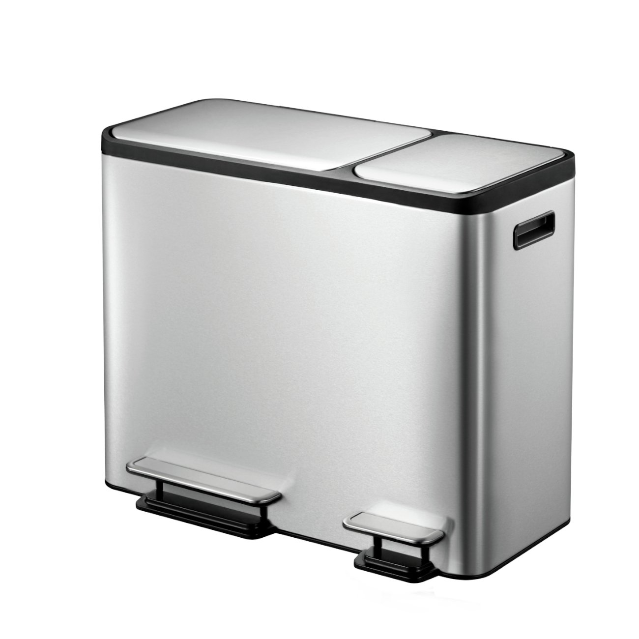 EKO Ecocasa 45 Litre Kitchen Recycling Bin - Stainless Steel