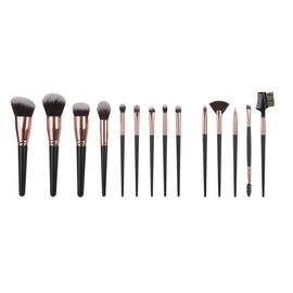 SY Black Makeup Brush Set- 15pc