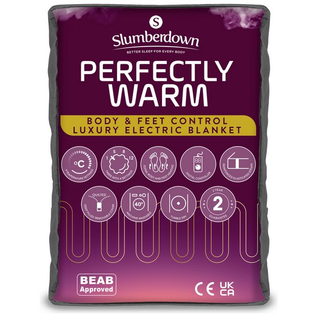 Slumberdown Wonderfully Warm Electric Blanket - Single