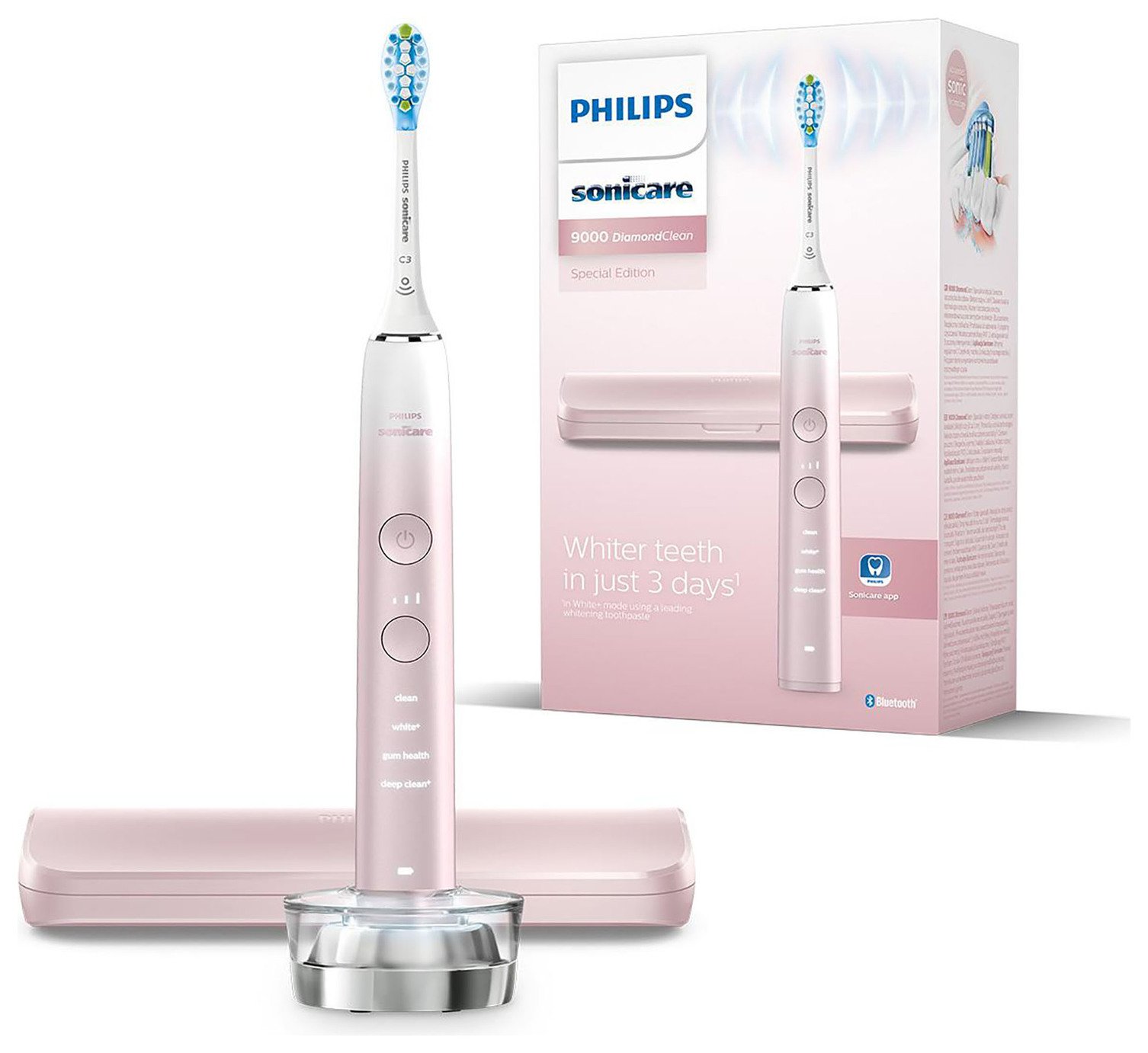 Philips Sonicare Series 9000 Electric Toothbrush - Pink