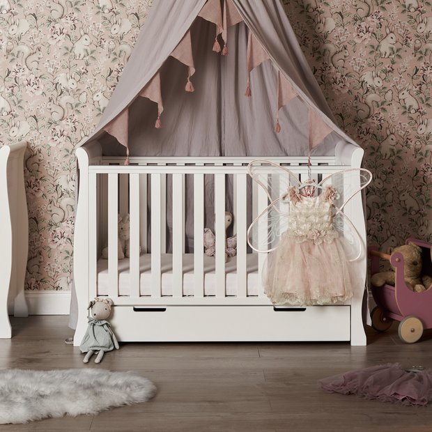 Lincoln sleigh cot clearance bed