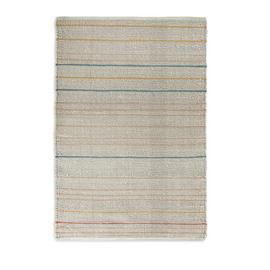 Habitat Striped Flatweave Wool Rug - Cream - 200x300cm