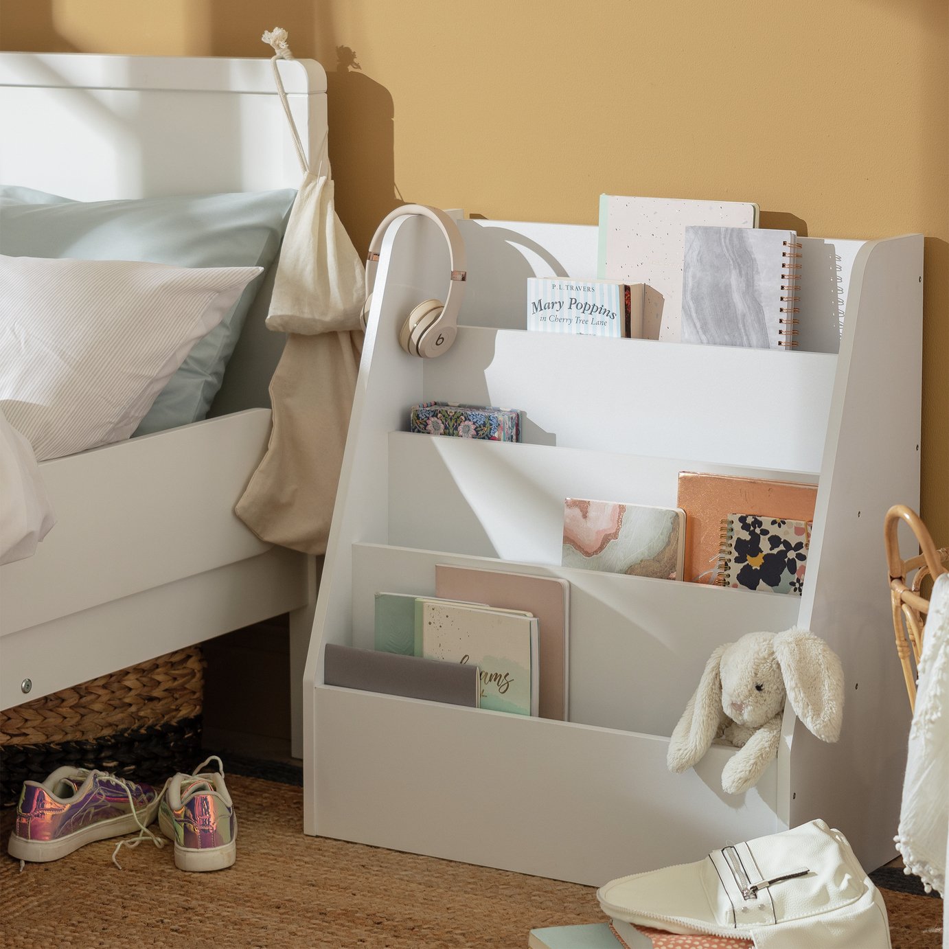 Habitat Kids Short Bookcase - White