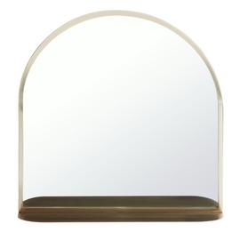 Habitat Arch Shelf Wall Mirror - Gold