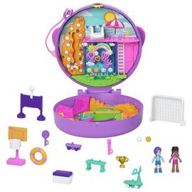 Polly Pocket Soccer Squad Compact with Micro Dolls