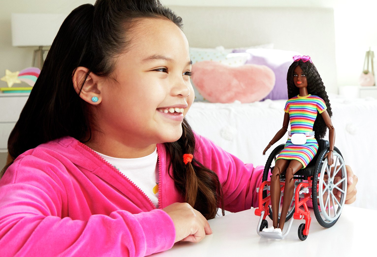 Barbie Fashionista Doll with Wheelchair and Ramp - 29cm