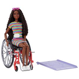 Barbie Fashionista Doll with Wheelchair and Ramp - 29cm