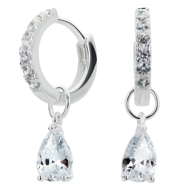 Argos silver deals earrings hoops