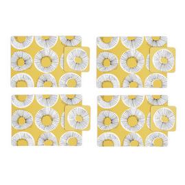Habitat Set of 4 Evelyn Placemat and Coaster