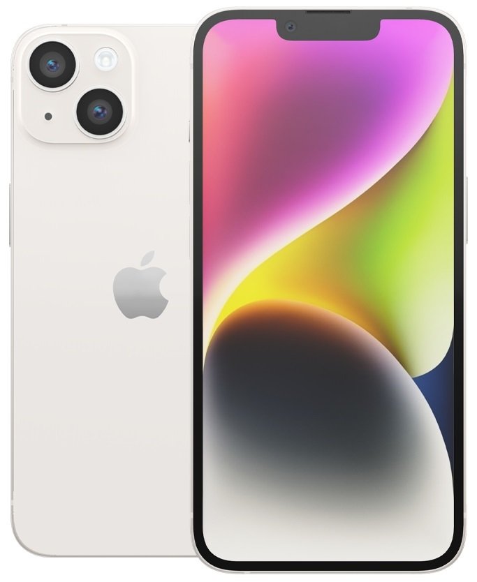 SIM Free Refurbished iPhone 14 5G 128GB Mobile Phone - White