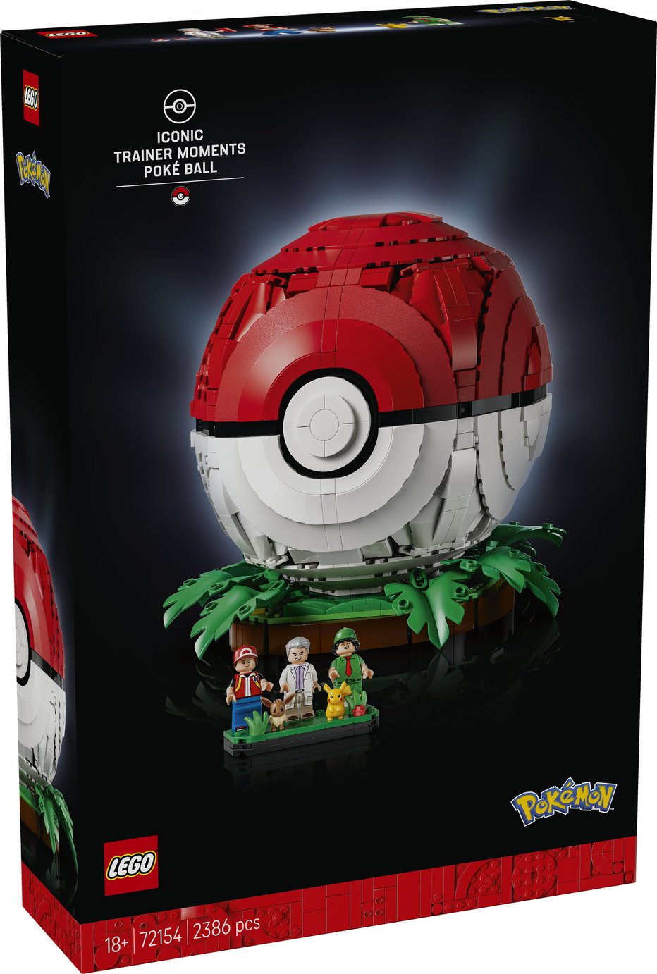 LEGO Pokémon Iconic Trainer Moments Poké Ball Set for Adults 72154 PREORDER