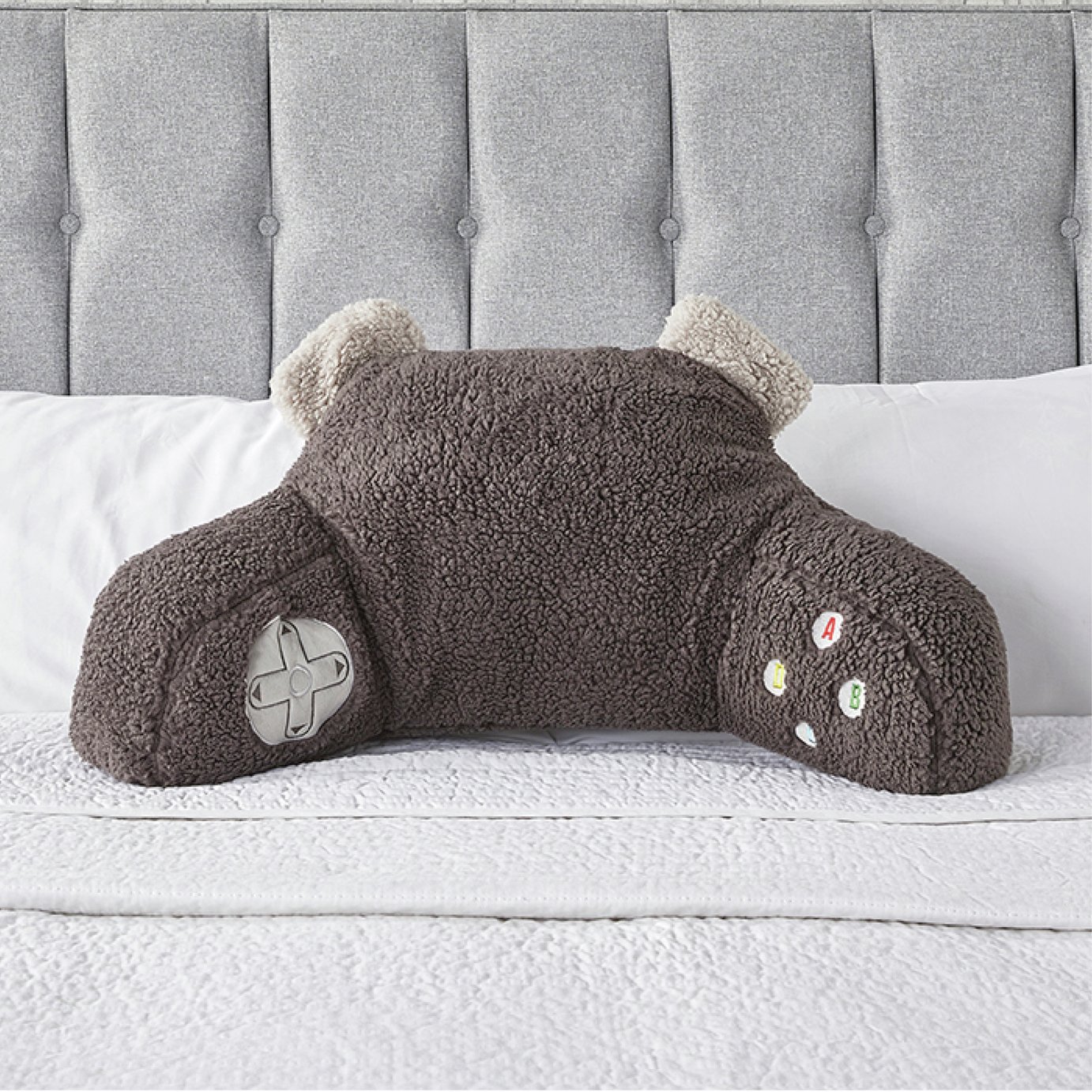 Downland Fleece Kids Cushion Grey - 79cm