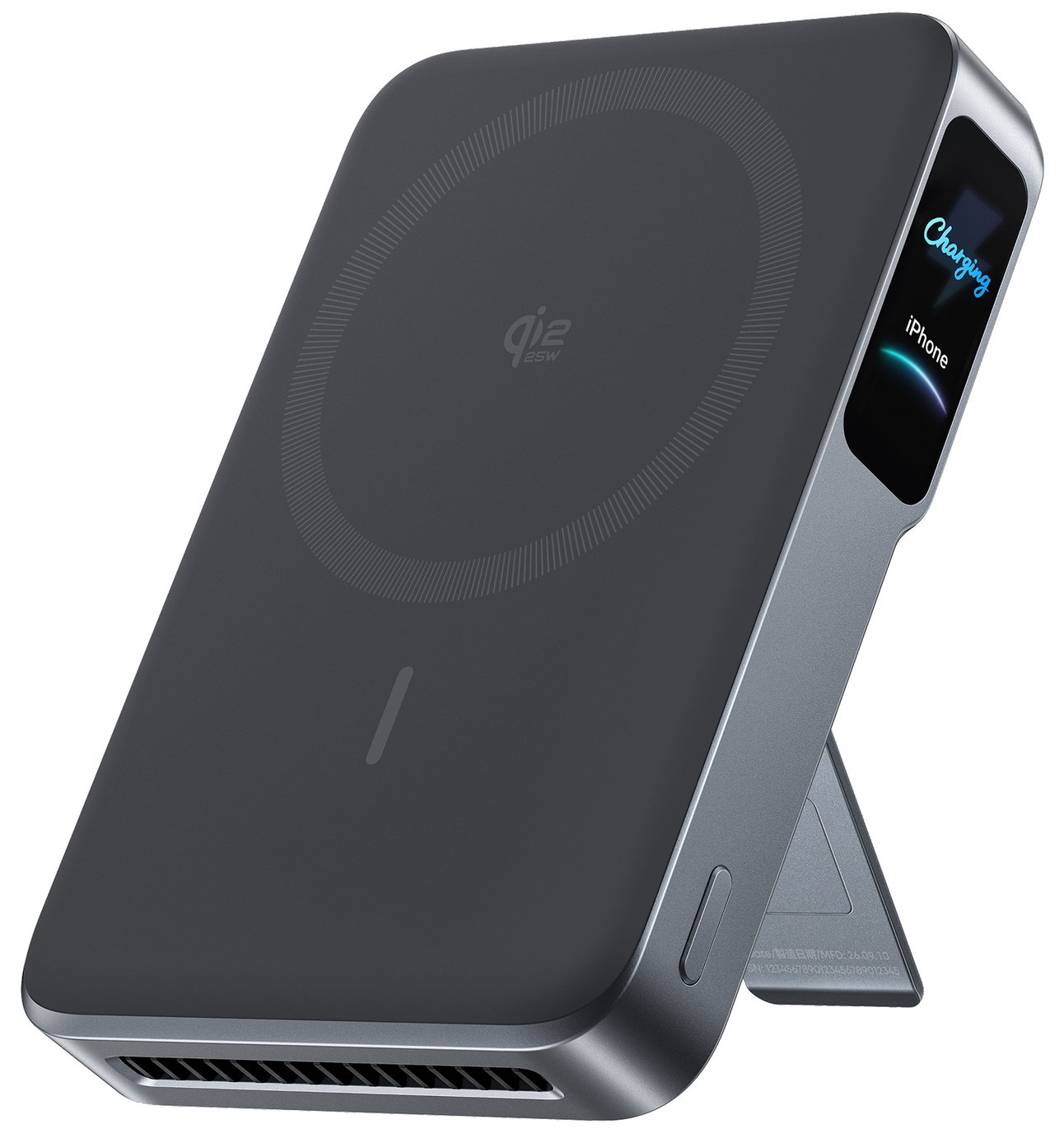 Anker MagGo 2 Pro Qi2 25W 10000mAh Portable Power Bank - Black