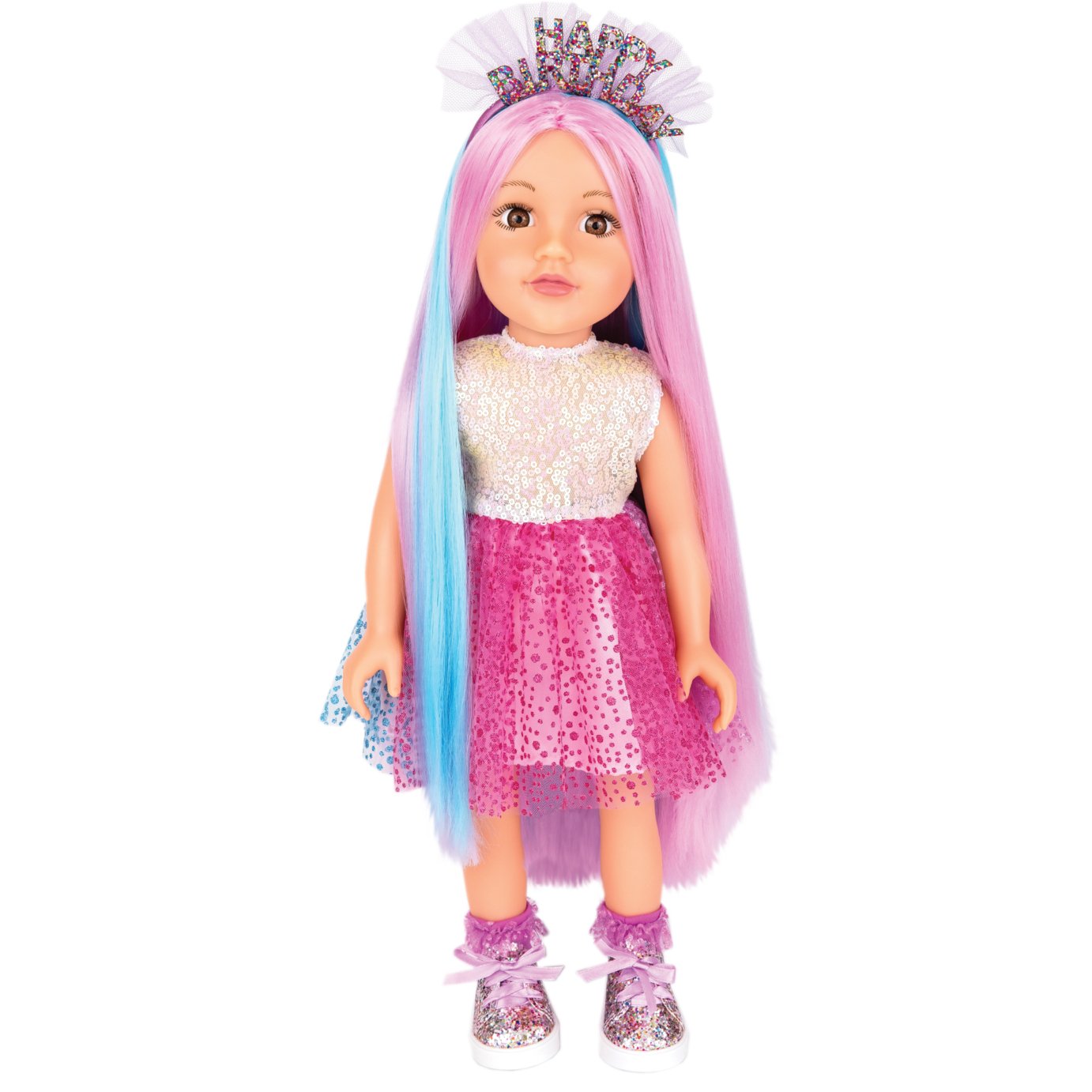 DesignaFriend Connies Friend Happy Birthday Doll-18inch/46cm