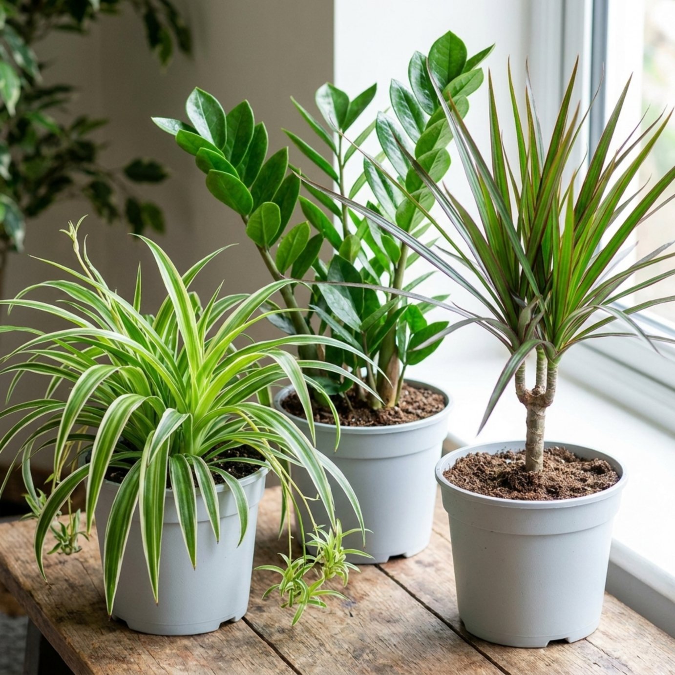 Doorstep Plants Easy Care Green House Plant - Pack of 3