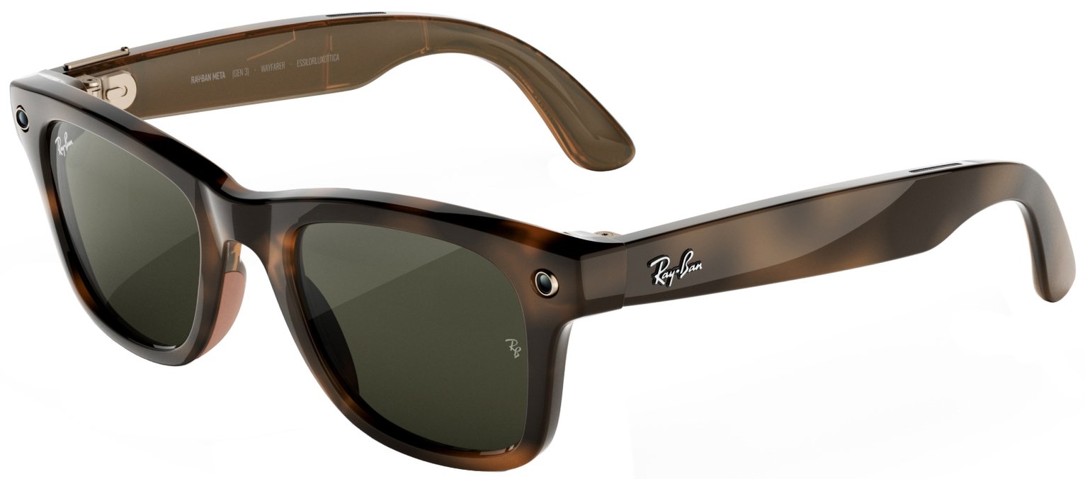 Ray-Ban Meta (Gen 3) Wayfarer - Havana, Green Lenses
