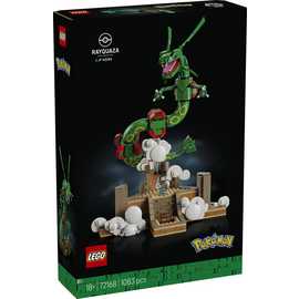 LEGO Pokémon Rayquaza Collectible Figure Building Set for Adults 72168 PREORDER