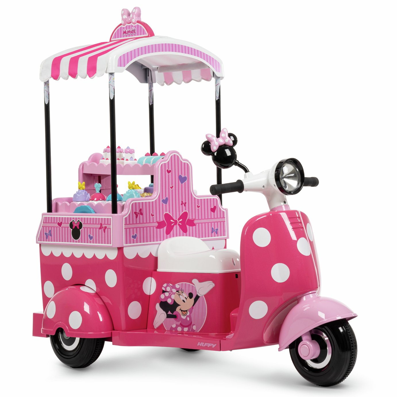 Huffy Disney Minnie Mouse Bakery Kids Cart Ride-On