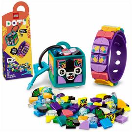 LEGO DOTS Neon Tiger Bracelet & Bag Tag 2in1 Craft Set 41945