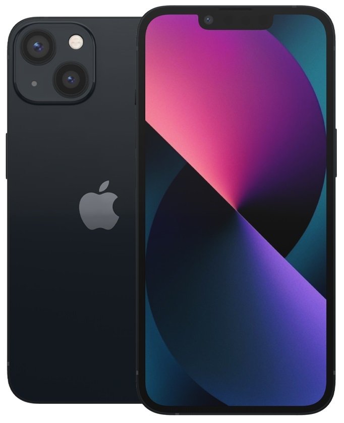SIM Free Refurbished iPhone 13 5G 128GB Mobile Phone - Black