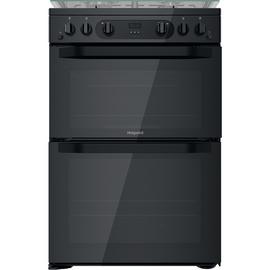 Hotpoint HDM67G0CCB/UK 60cm Double Oven Gas Cooker