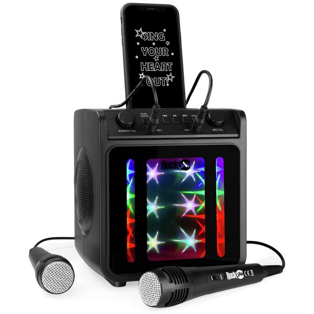 Buy RockJam SingCube 10Watt Bluetooth Karaoke Machine Two Mics