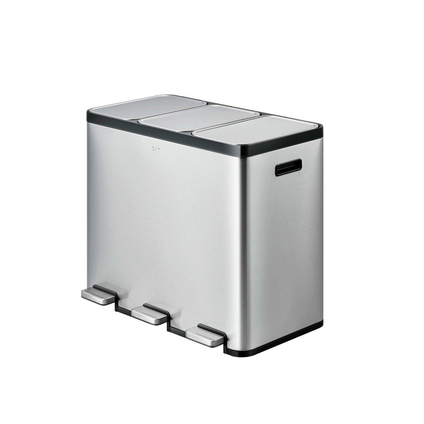 EKO Ecocasa 60 Litre Kitchen Recycling Bin - Stainless Steel