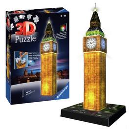 Big Ben At Night 216 Piece 3D Puzzle
