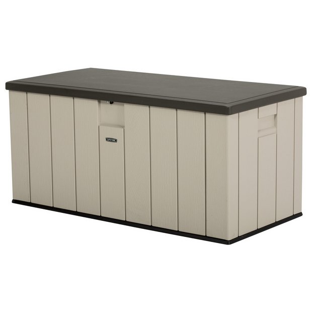 Buy Lifetime 567.81L Plastic Outdoor Storage Deck Box | Garden 