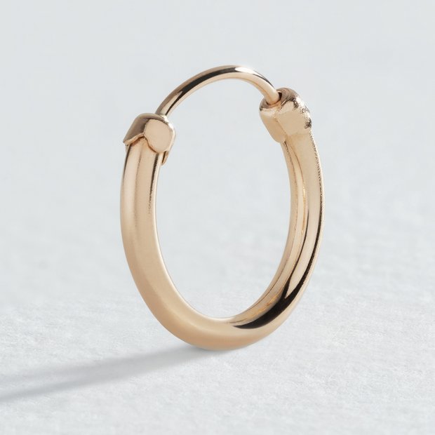 9ct gold hoop on sale earrings argos