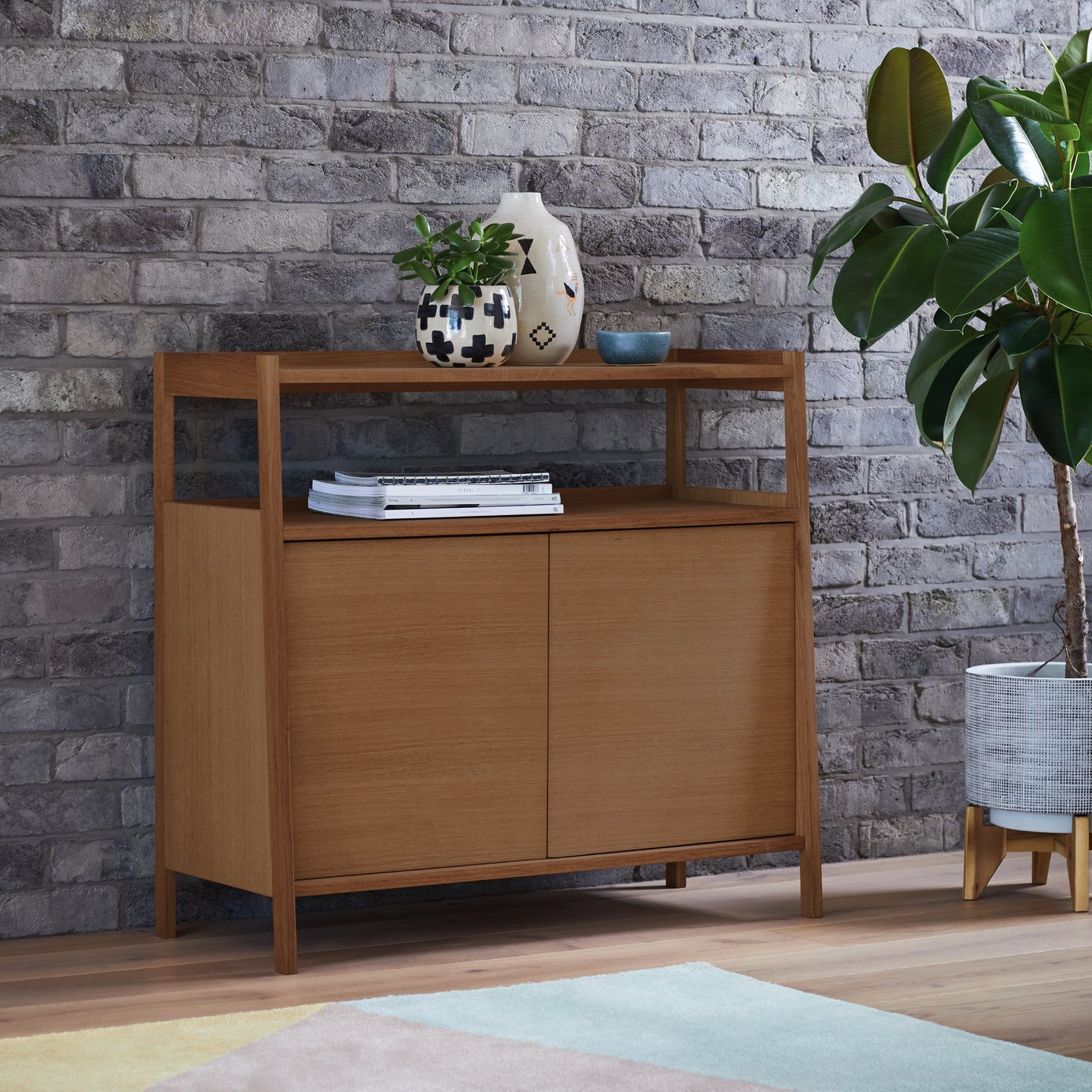 Habitat Marston 2 Door Sideboard - Walnut