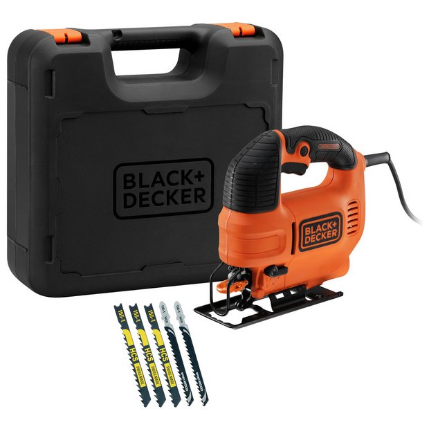 BLACK+DECKER 18V Cordless Jigsaw with Blades (BDCJS18C13-GB