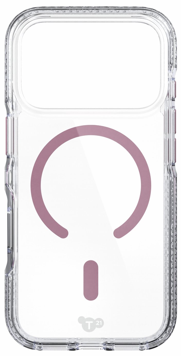 Tech21 EvoCrystal iPhone 18 Pro/17 Pro Phone Case with MagSafe - Pink