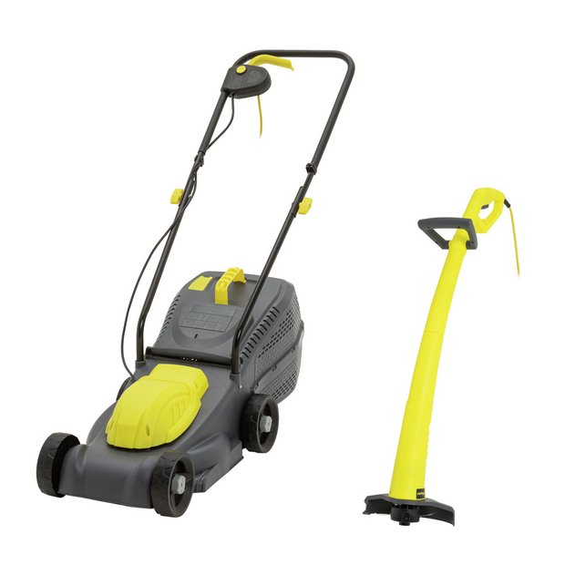 Buy Challenge Corded 32cm Rotary Lawnmower 22cm Grass Trimmer