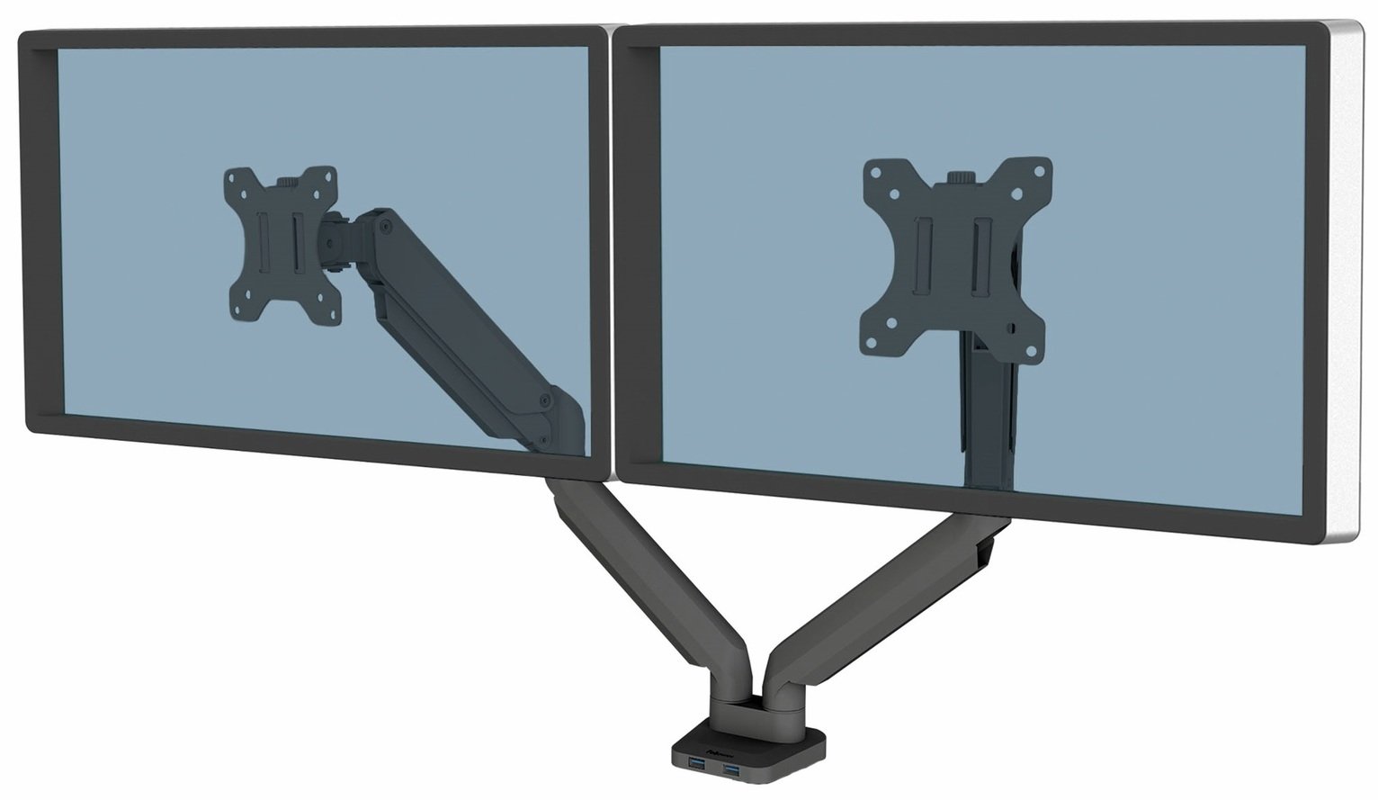 Fellowes Platinum Series Dual Monitor Arm for 40 Inch Monitors - Black