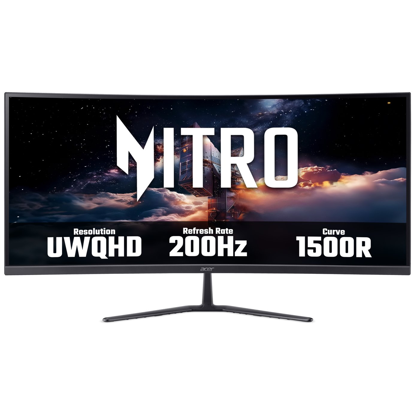 Acer Nitro 34 Inch 200Hz QHD Gaming Monitor