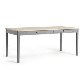 Argos Home Kalle Wood 6 Seater Dining Table - Grey