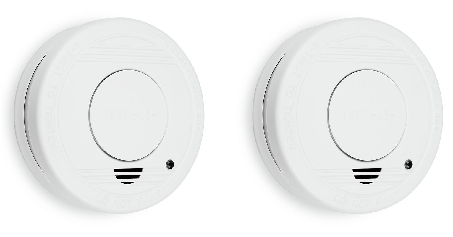 Smartwares RM250 10 Years Smoke Alarm - Pack of 2