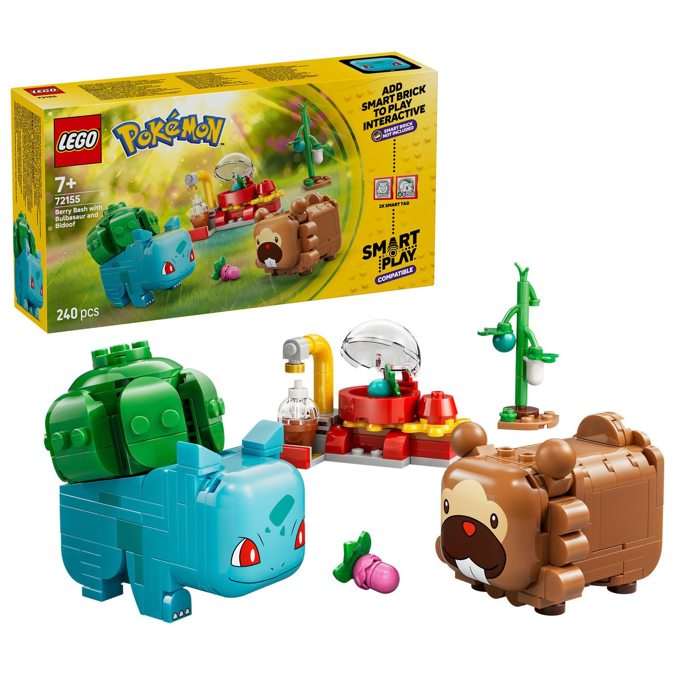 LEGO Pokémon SMART Play: Berry Bash with Bulbasaur and Bidoof 72155 PREORDER