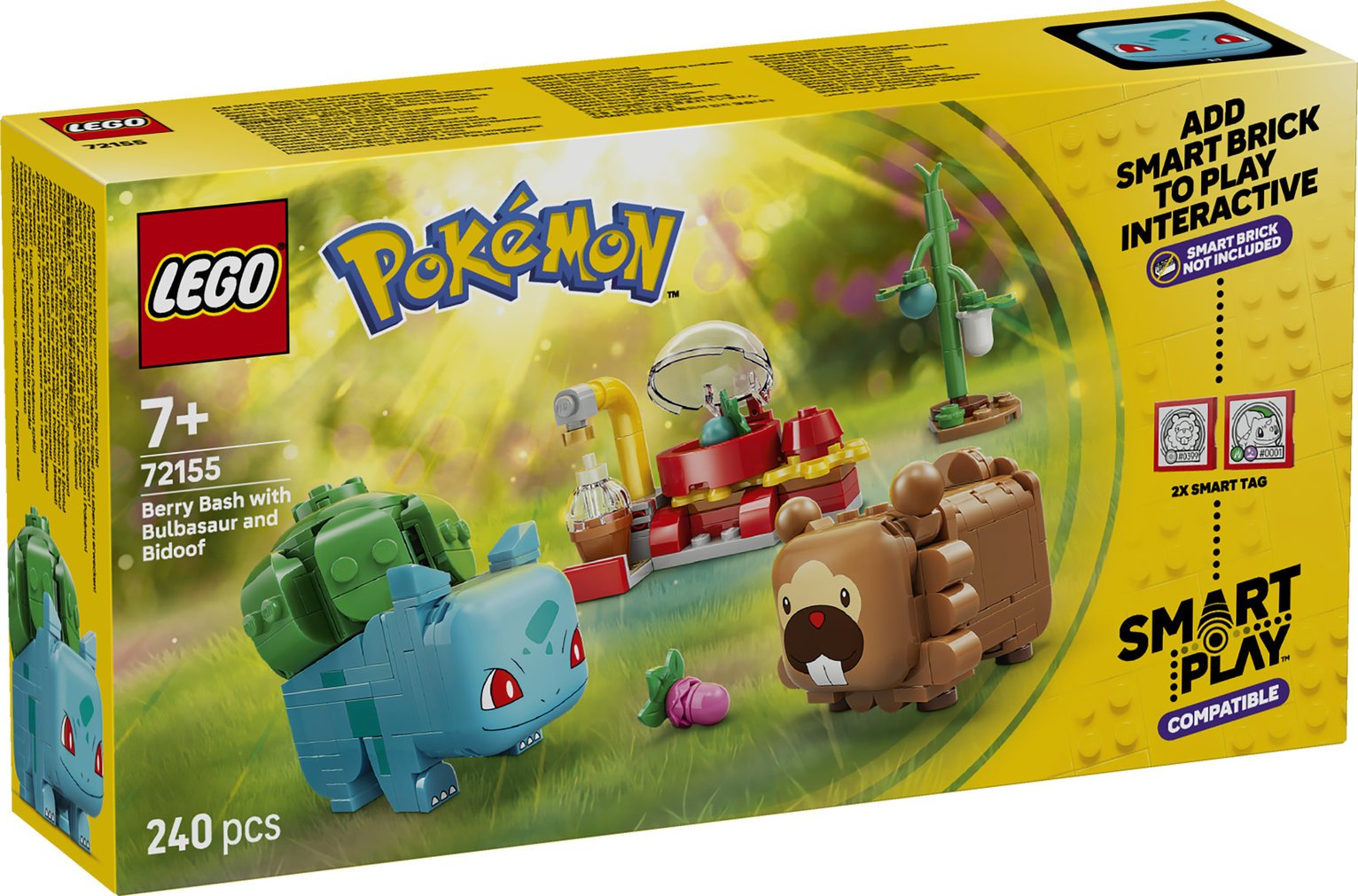 LEGO Pokémon SMART Play: Berry Bash with Bulbasaur and Bidoof 72155 PREORDER