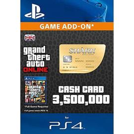 GTA 5 Whale Shark Cash Card PS4 Digital Download