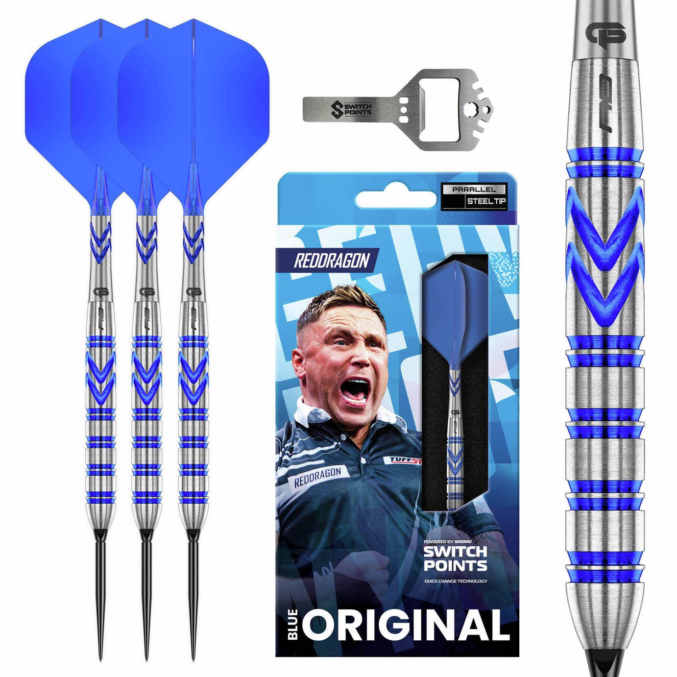 Red Dragon Gerwyn Price Switch Point 24g Tungsten Darts