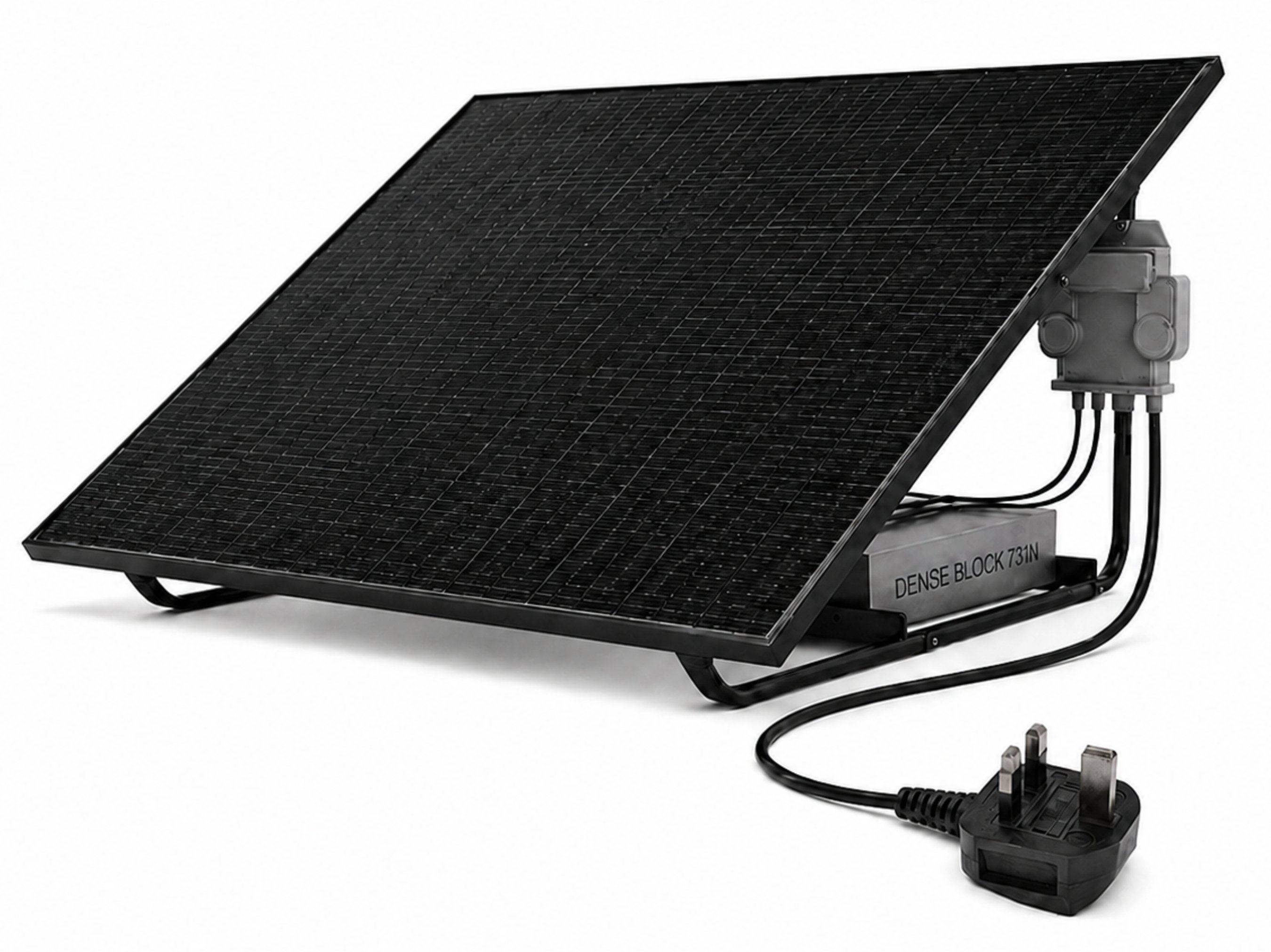 UKSOL 460w Pro Compact Plug In Solar With Ground Mount Bundle