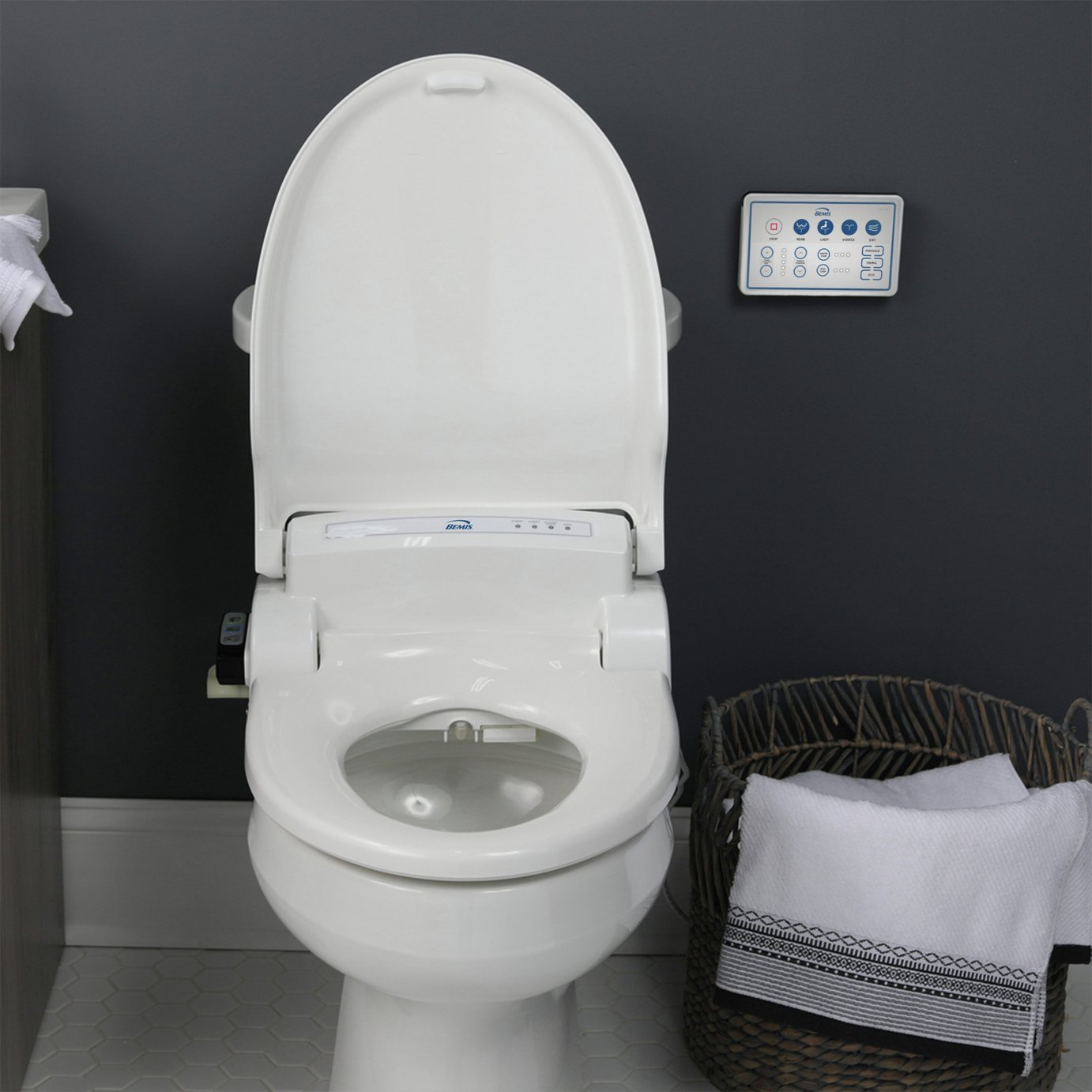 Bemis Bedit Pure Care Toilet Seat - White