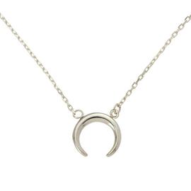 Revere Sterling Silver Crescent Pendant Necklace