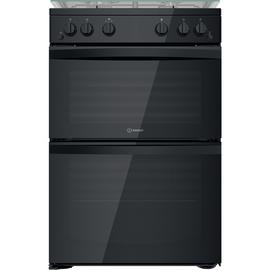 Indesit ID67G0MMB/UK 60cm Double Oven Gas Cooker