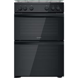 Buy Hotpoint HDM67G0CCB UK 60cm Double Oven Gas Cooker Black