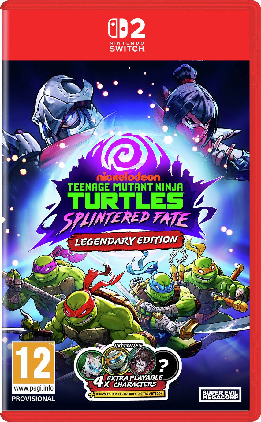 TMNT: Splintered Fate Legendary Edition Nintendo Switch 2 Game Pre-Order